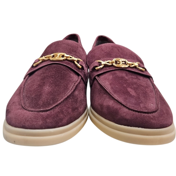 Sam Edelman Kyana Loafer Suede Plum Maroon Women's 7.5 - Picture 6 of 11